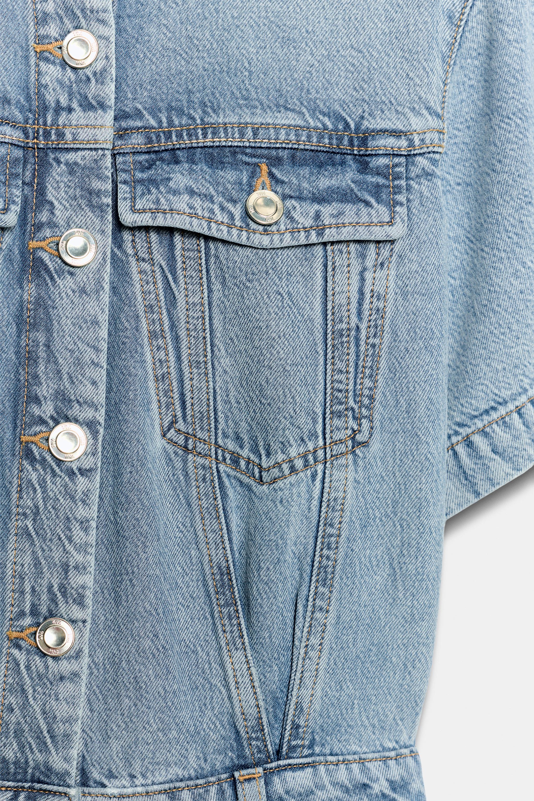 Z1975 SHORT FLOWY DENIM JUMPSUIT